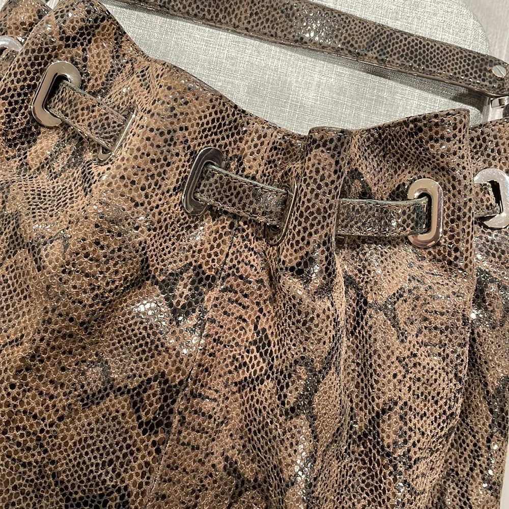 Tory Burch Natalya Python Hobo - image 5